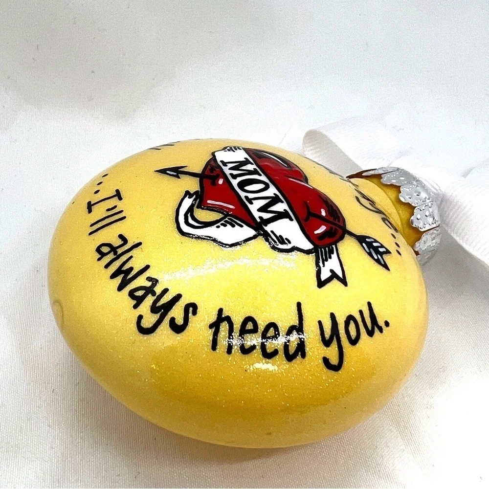 Mom's Custom Christmas Ornament: The Perfect Holiday Gift for Tattoo-Loving Moms